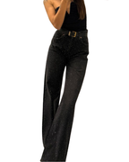 Τζιν με φαρδιά μπατζάκια που αστράφτουν