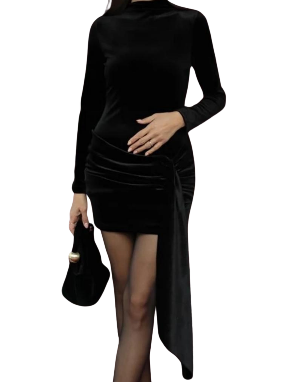 Φόρεμα με ουρά