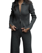 Knitted Set With Zipper