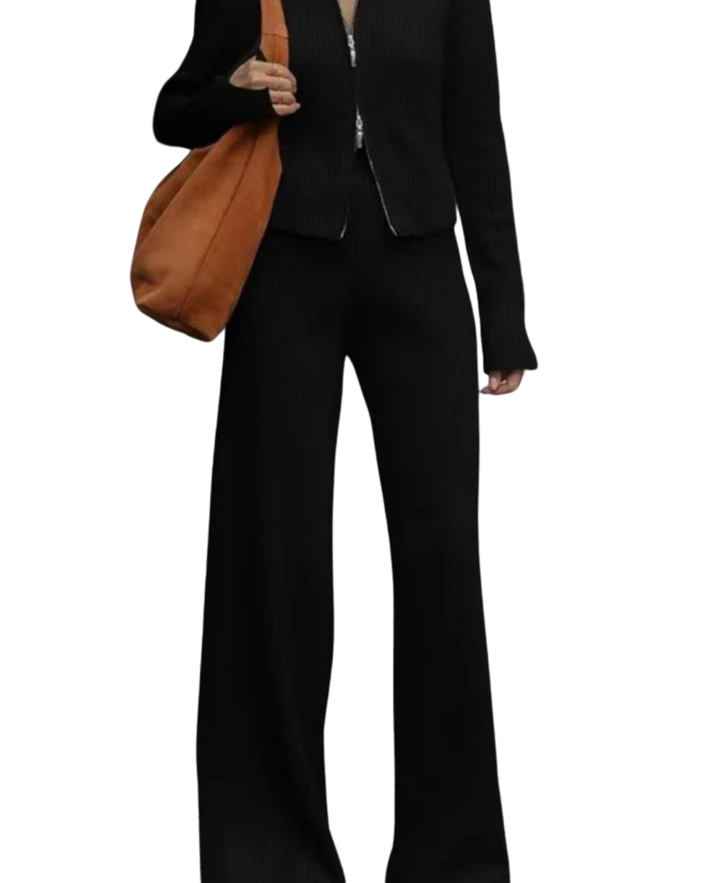 Knitted Set With Zipper