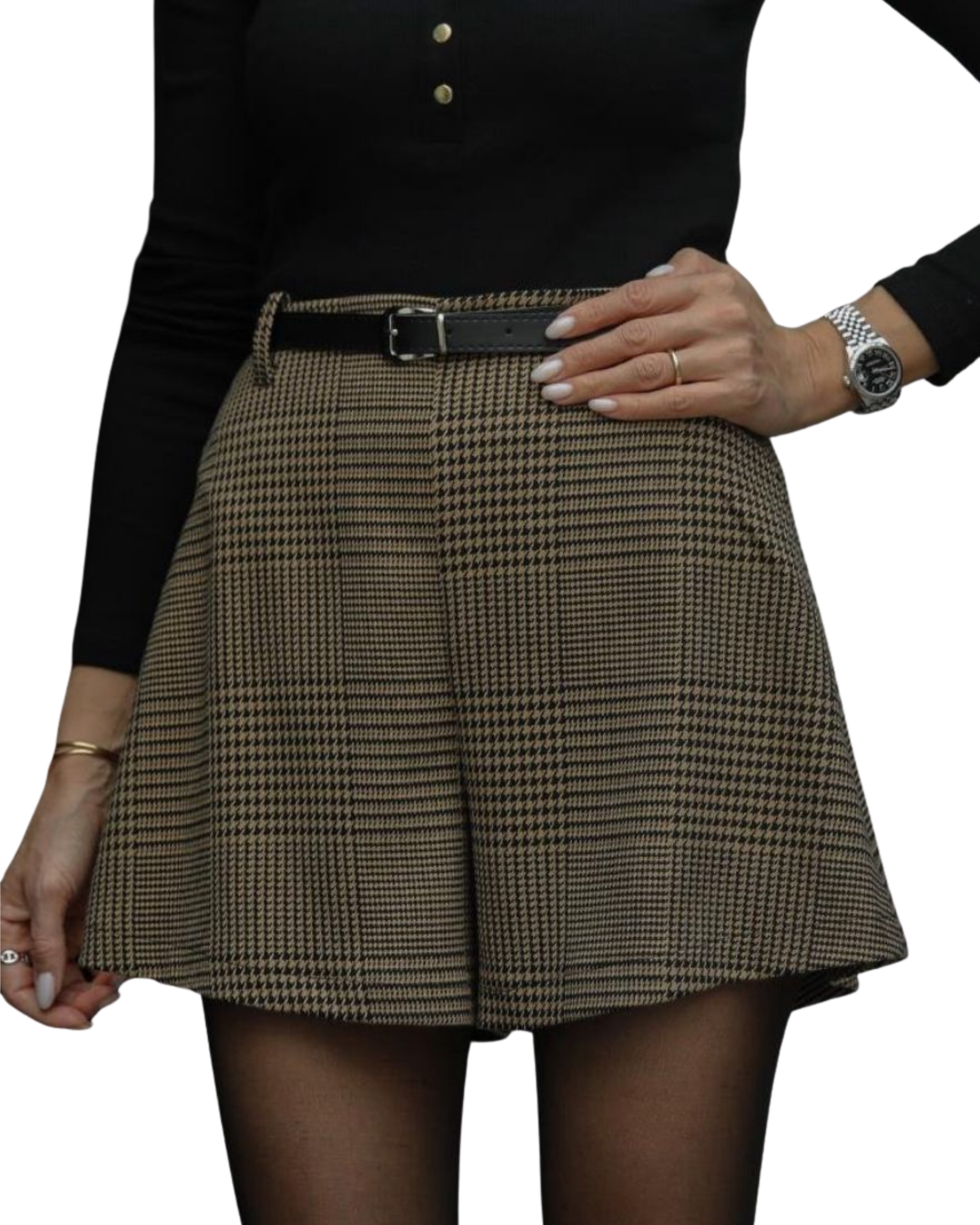 Patter Short With Belt