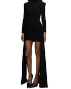 Μίνι φόρεμα με ουρά